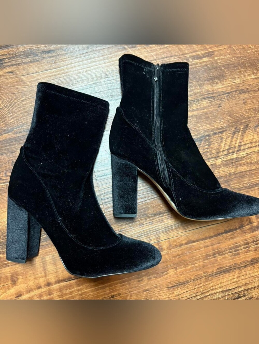 NWB Sam Edelman BLOCK HEEL BOOTIES/Black